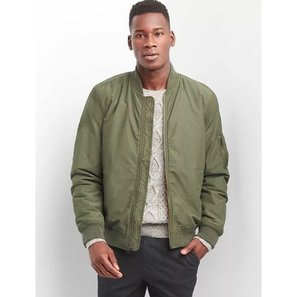 mens bomber jacket gap